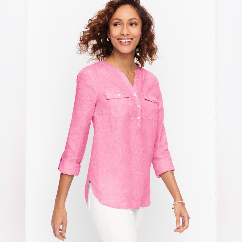 Talbots Vibrant Pink Women's Blouse